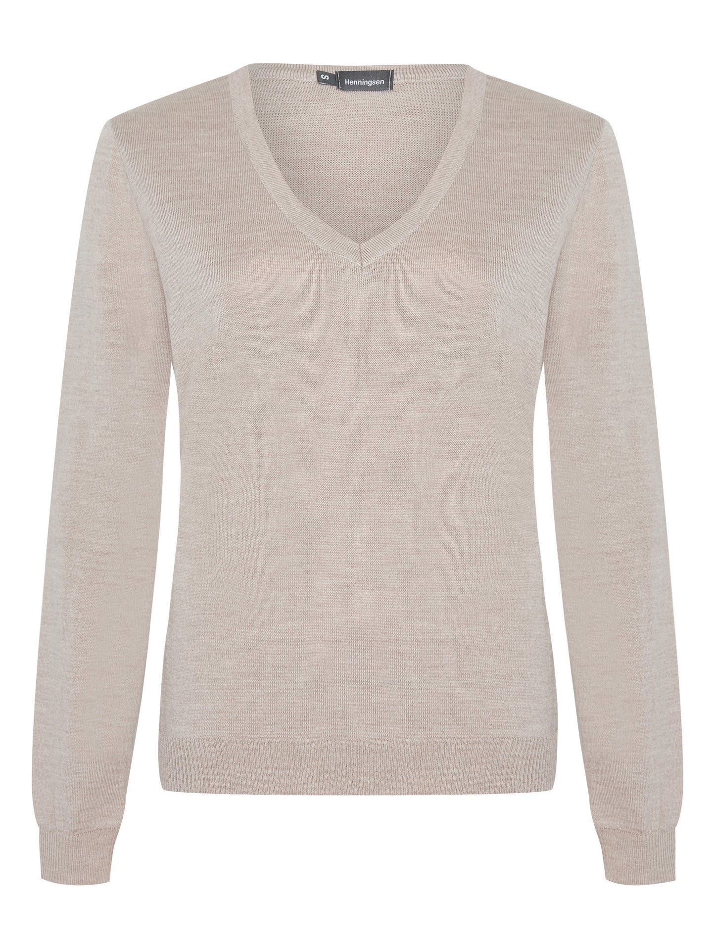 Schlichter V-Pullover