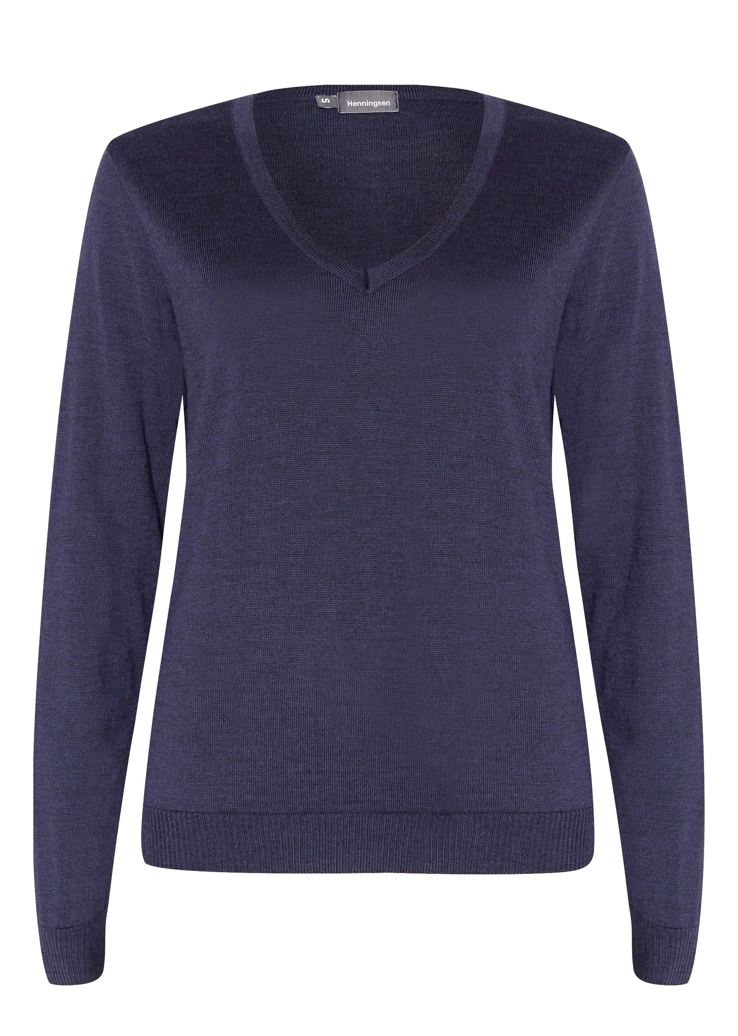 Schlichter V-Pullover