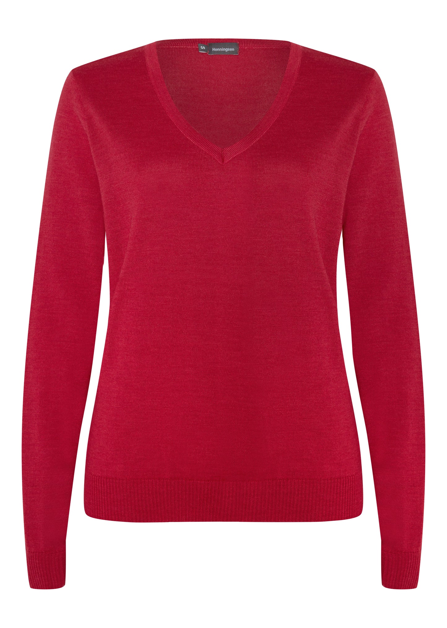 Schlichter V-Pullover