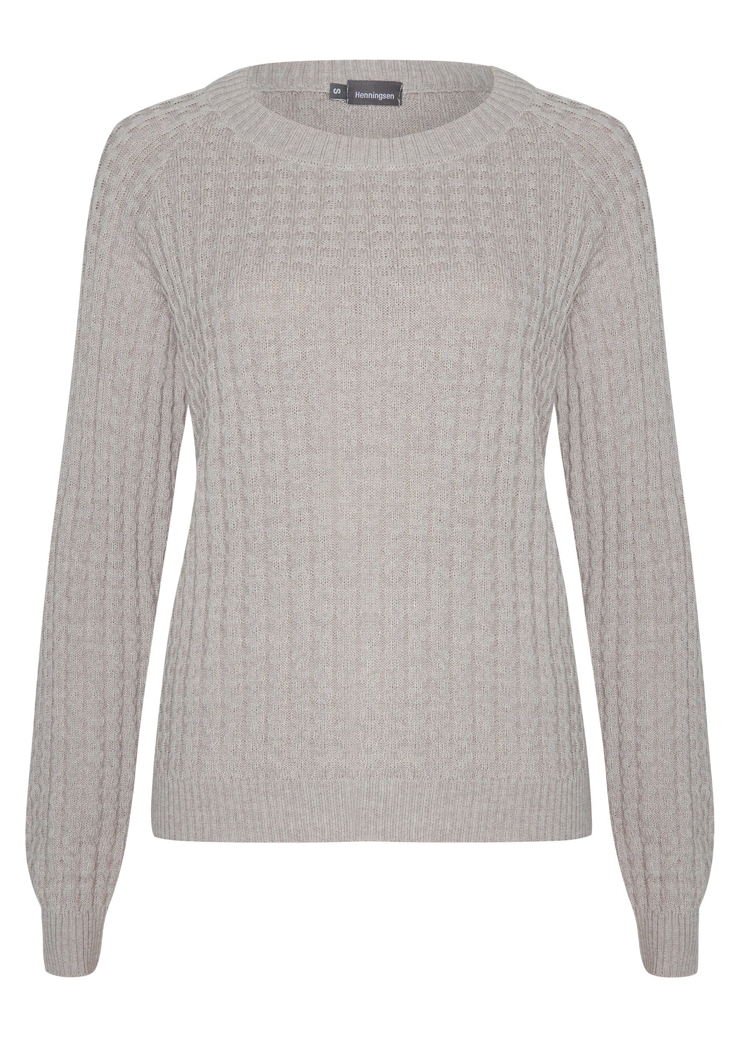 Raglanpullover Ziegelmuster