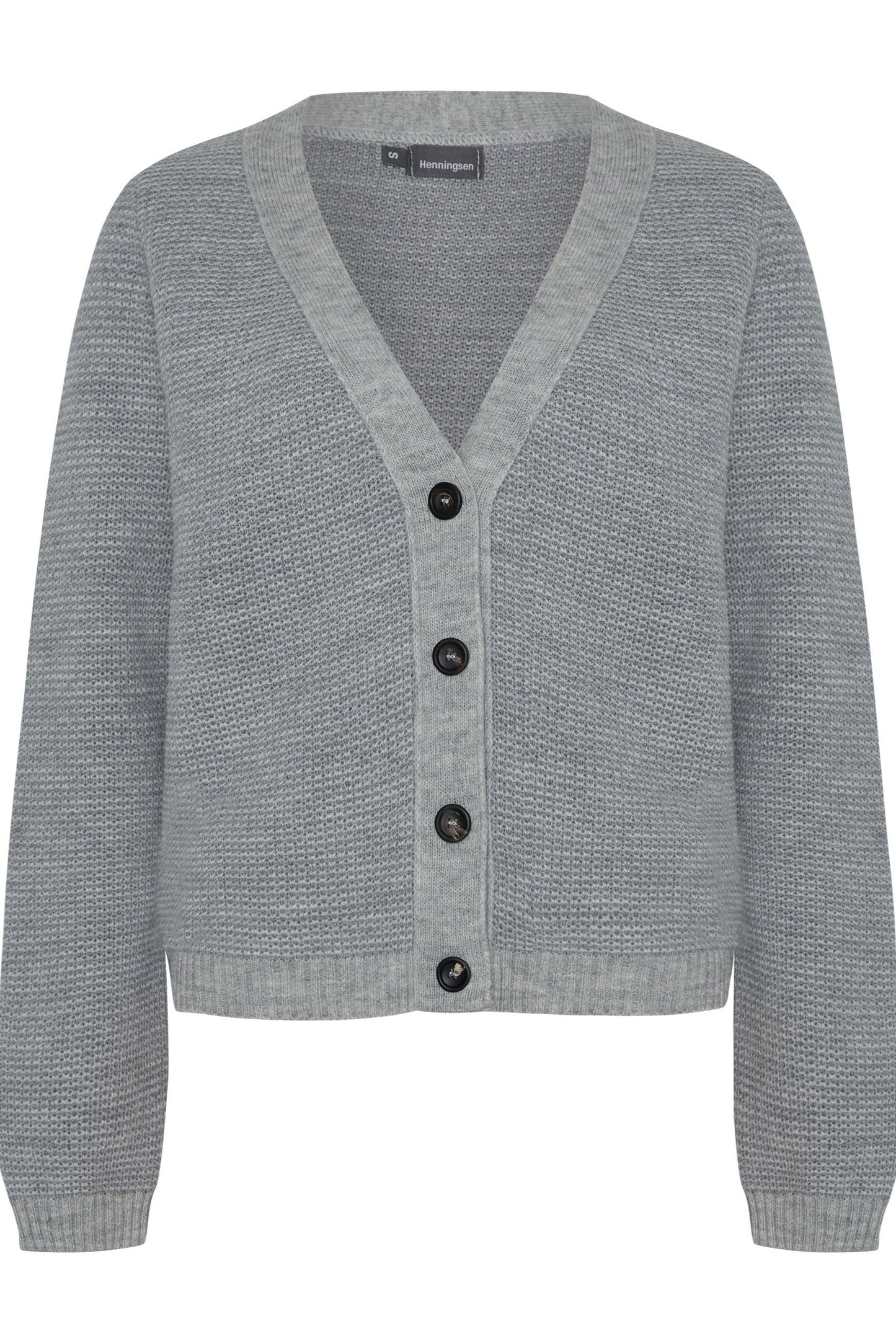 Alpaka V-Strickjacke