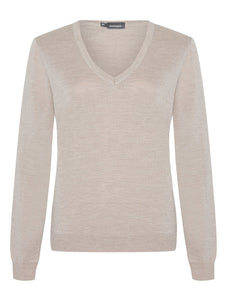 Schlichter V-Pullover