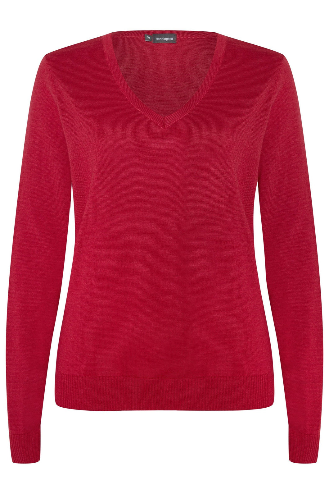 Schlichter V-Pullover