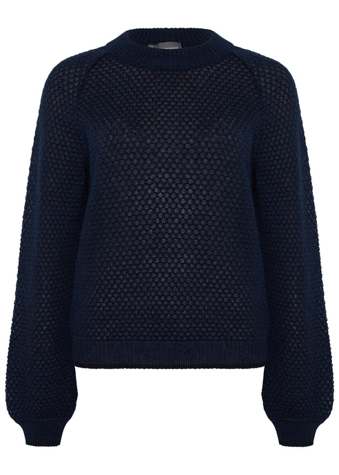 Lässiger Mohair Raglanpullover