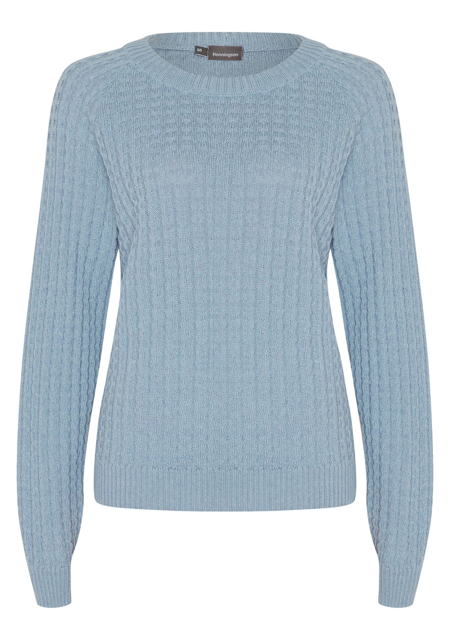 Raglanpullover Ziegelmuster