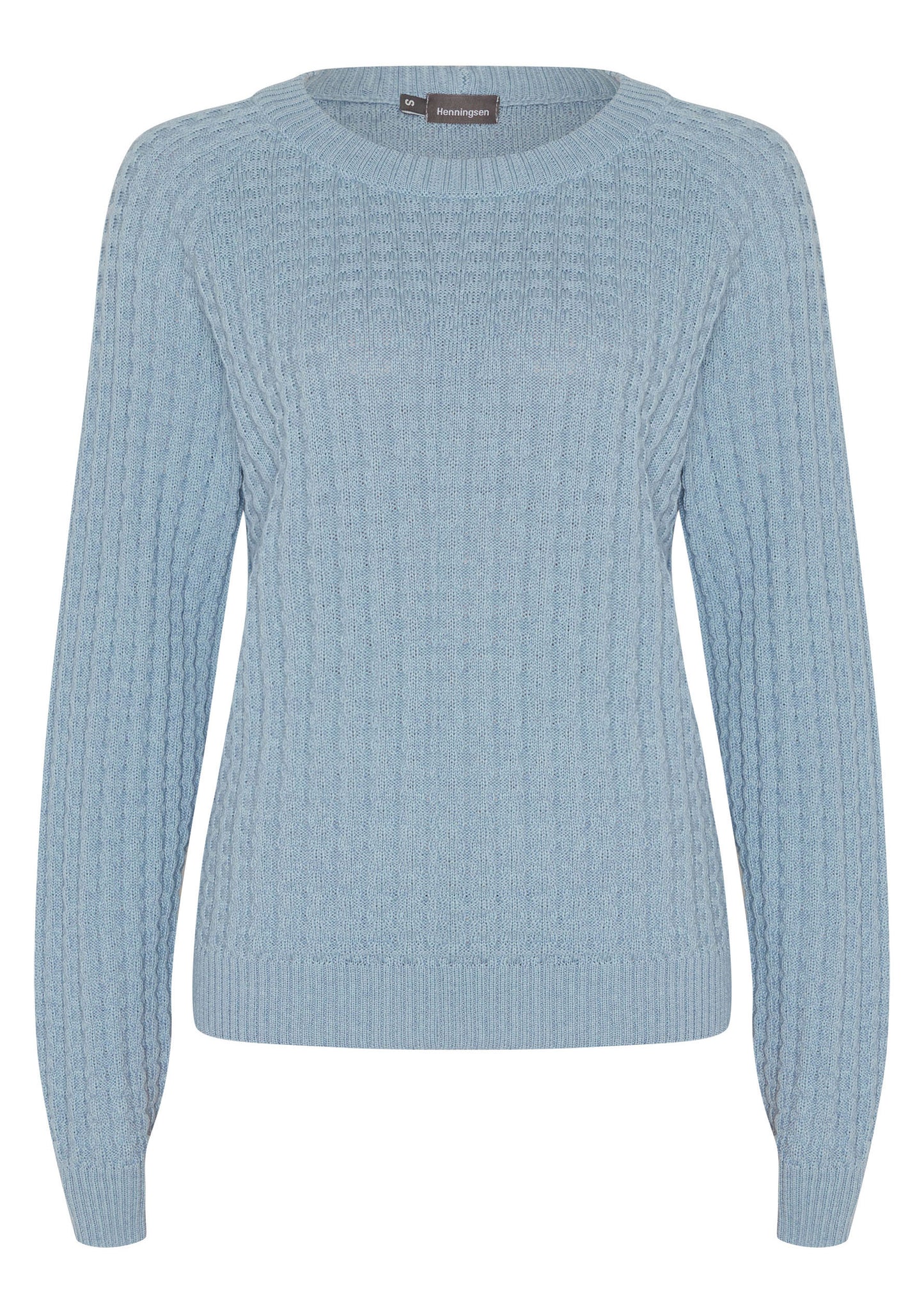 Raglanpullover Ziegelmuster