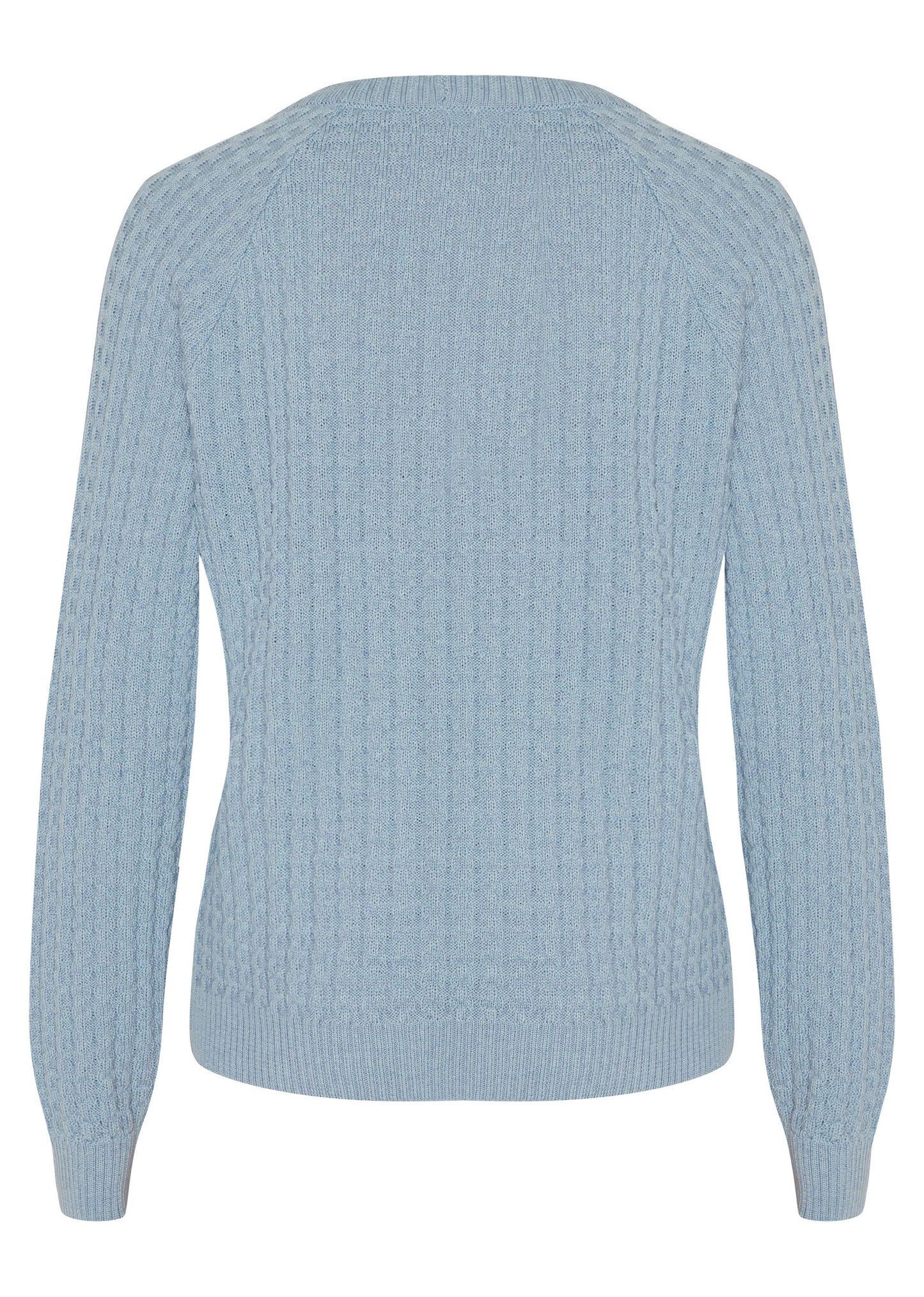 Raglanpullover Ziegelmuster