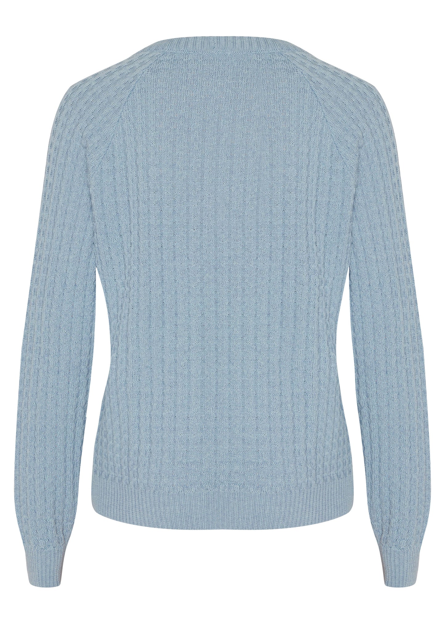 Raglanpullover Ziegelmuster