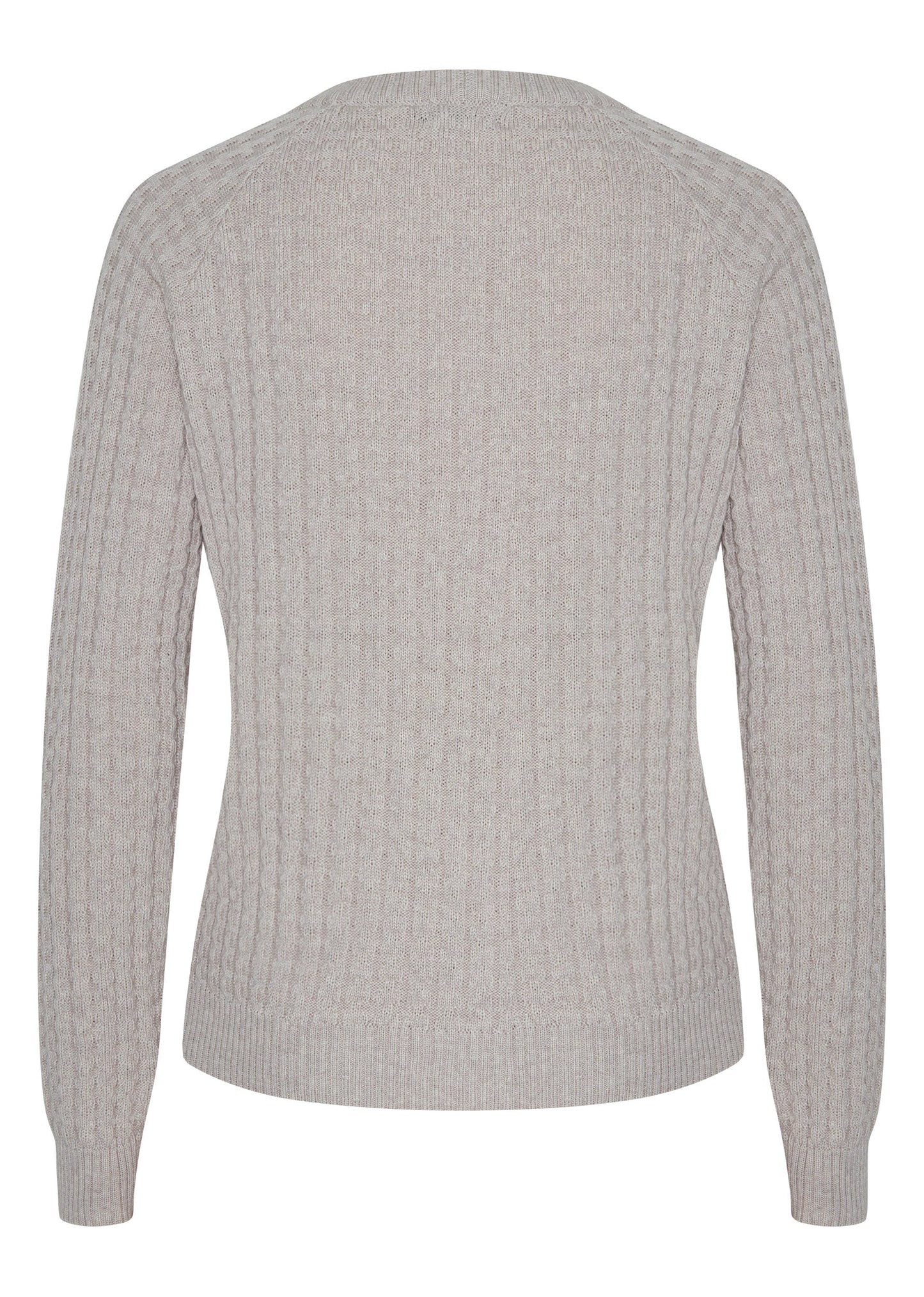 Raglanpullover Ziegelmuster