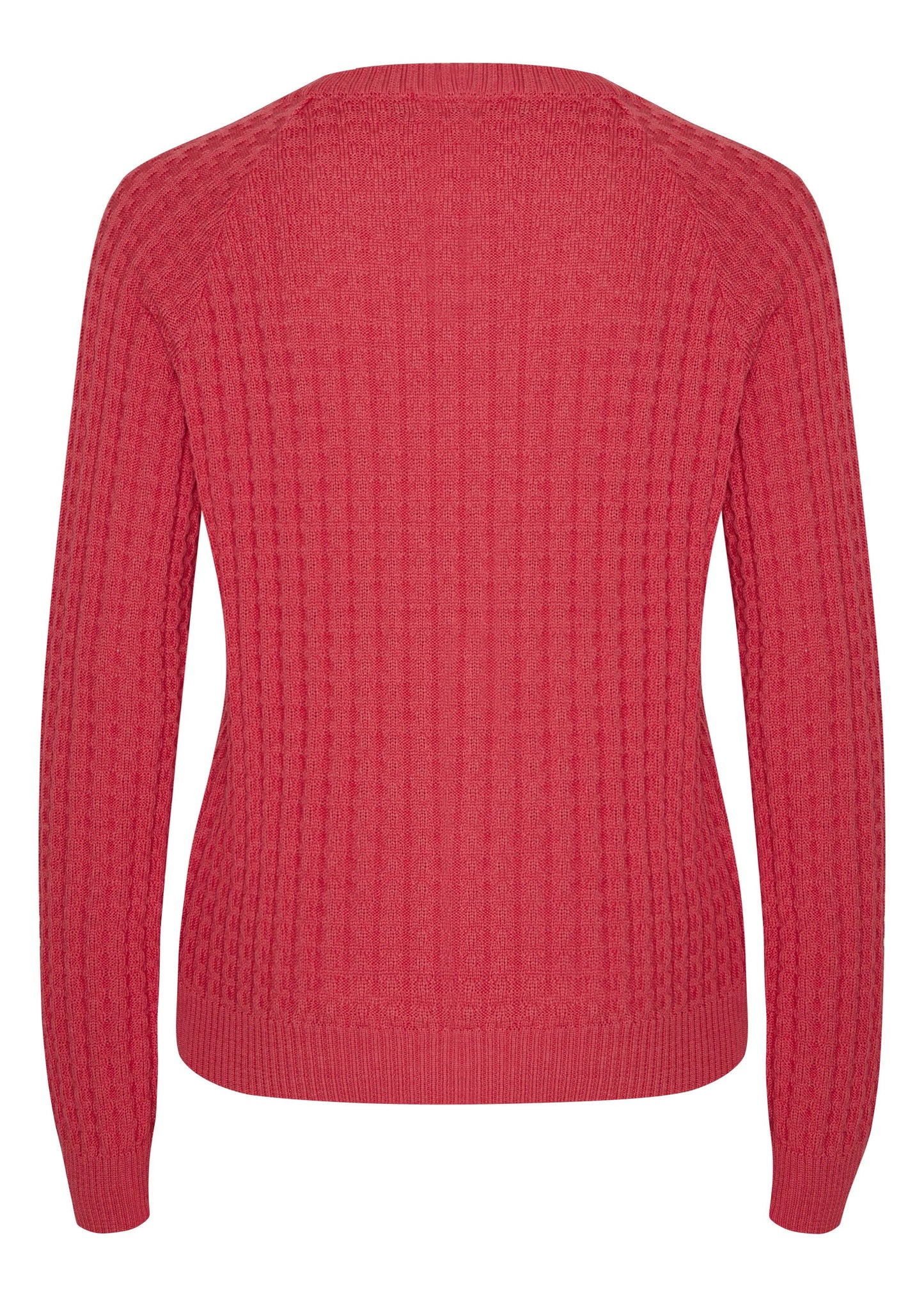 Raglanpullover Ziegelmuster